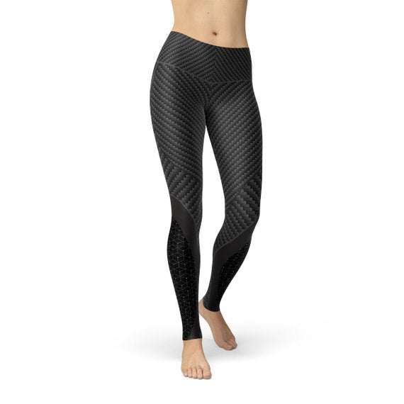 Womens Carbon Fiber Sports Leggings  The Million Dollar Status Inc.  General Store