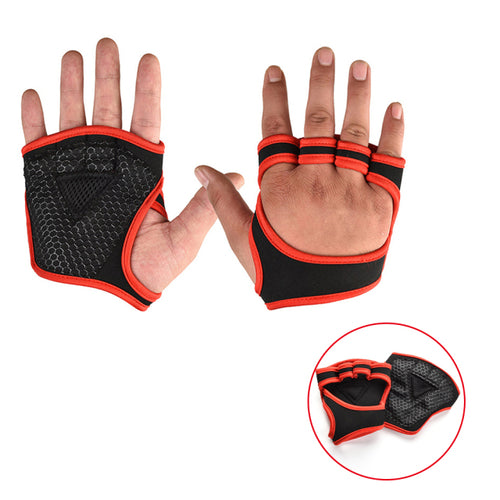 New 1 Pair Weight Lifting Training Gloves Women Men Fitness Sports